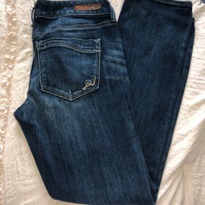 Express jeans lightly distressed
